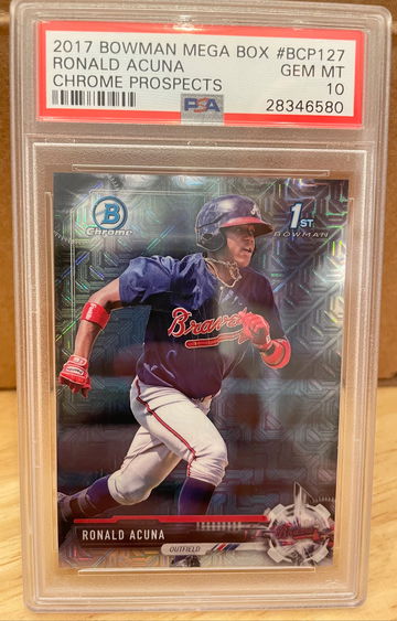 2017 First Bowman Chrome Mojo Ronald Acuna