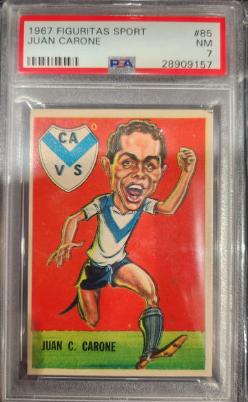 Juan Carone 1967 Figuritas Sport #85