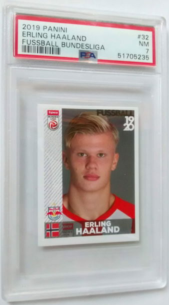 Panini Fussball Erling Haaland PSA 7