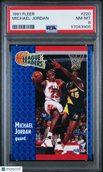 1991 Fleer Michael Jordan #220 PSA 8
