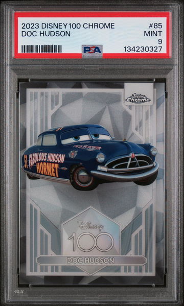 2023 Topps Chrome Disney100 Doc Hudson #85 PSA 9