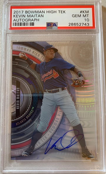 2017 Bowman Tek Kevin Maitan Auto PSA 10