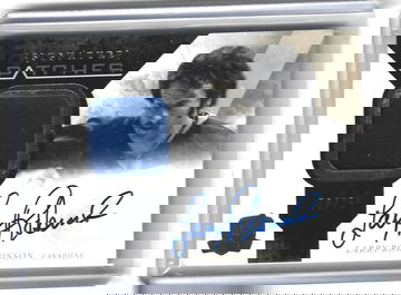 LARRY ROBINSON 2010/11 THE CUP GAME PATCH AUTOGRAPH AUTO #70/75 -CANADIANS!!