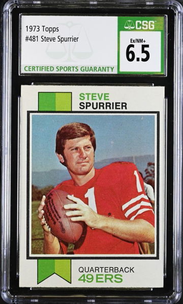 1973 Topps Steve Spurrier #481