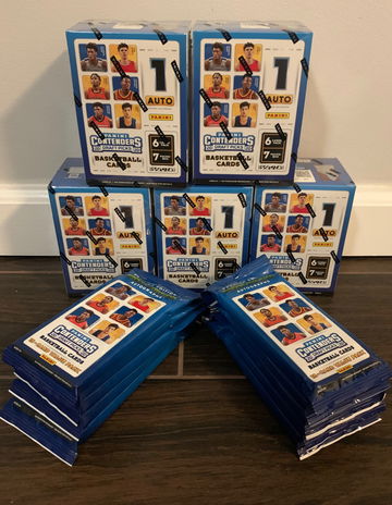 2020 Contenders Draft Pick Basketball Lot - 5 Blaster / 10 Fat Packs