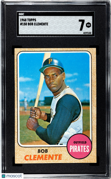 1968 Topps Bob Clemente #150 SGC 7