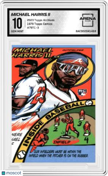 2023 Topps Archives Michael Harris II #79TC-3 1979 Topps Comics Arena Club 10
