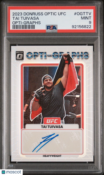 2023 Optic UFC Tai Tuivasa #OGTTV Parallel/Variety PSA 9 Topps