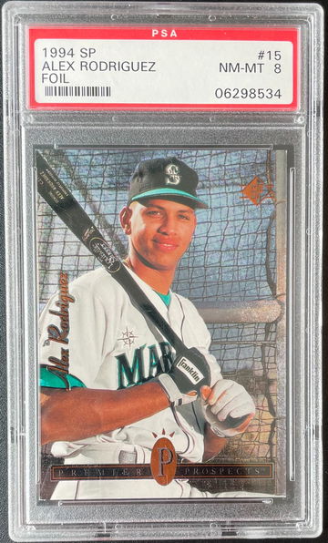 1994 SP Alex Rodriguez PSA 8 