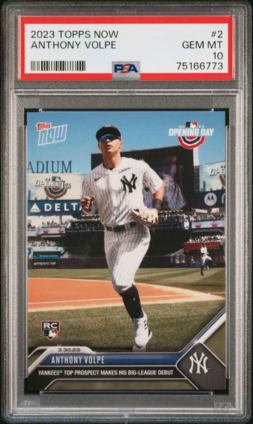 2023 Topps Now #2 Anthony Volpe PSA GEM MINT 10