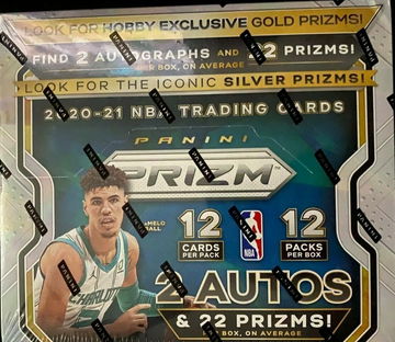 2020-21 Panini Prizm NBA Basketball Hobby Box