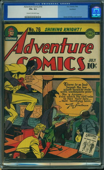 ADVENTURE COMICS #76, CGC 6.5 FN+