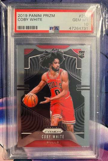 Coby White 2019 Panini Prizm Rookie PSA 10