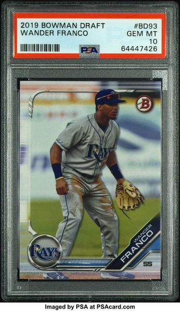 2019 Bowman Draft Wander Franco PSA 10