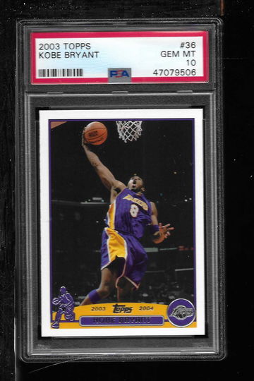 2003 TOPPS KOBE BRYANT PSA 10
