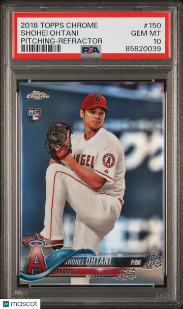 2018 Topps Chrome Shohei Ohtani #150 PSA 10