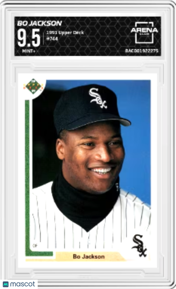 1991 Upper Deck Bo Jackson #744 Arena Club 9.5