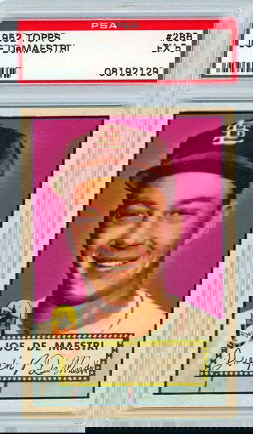 1952 Topps Joe DeMaestri #286 PSA 5 P1314