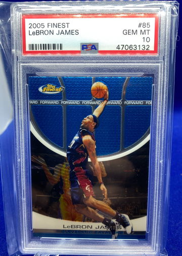 2005-06 Topps Finest Lebron James #85 PSA 10 GEM MINT