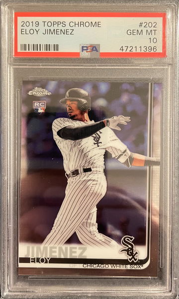 2019 Topps Chrome Eloy Jimenez #202 PSA 10 GEM MINT
