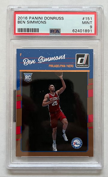 2016 Panini Donruss - Ben Simmons - Rated Rookie PSA 9 Mint