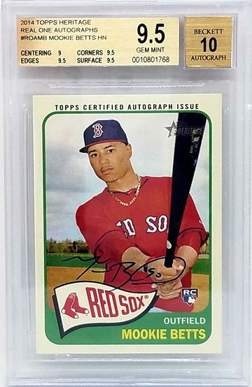 2014 Topps Heritage Mookie Betts Low pop