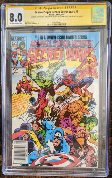 Marvel Super Heroes Secret Wars #1 CGC 8.0 Signature Series