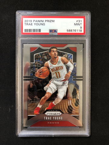 2019 Panini Prizm - Trae Young - Base PSA 9 Mint