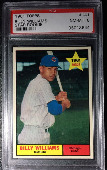 1961 Topps Billy Williams #141 HOF RC