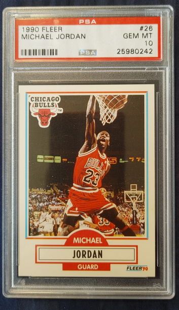 1990 Fleer Michael Jordan PSA 10