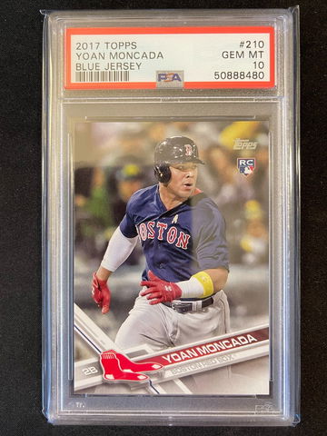 2017 Topps Series 1 Yoan Moncada Rookie PSA 10