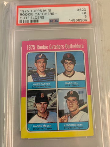 1975 Topps Mini Gary Carter PSA 5