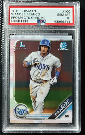 2019 Bowman Chrome Wander Franco PSA 10