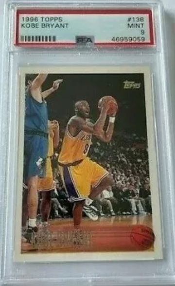 1996 topps Kobe Bryant PSA 9