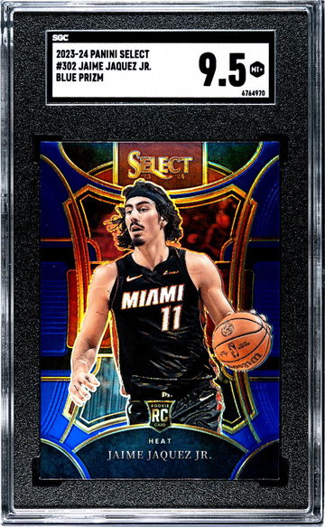 2023-24 Panini Select Blue Prizm Jaime Jaquez Jr #302 RC SGC 9.5