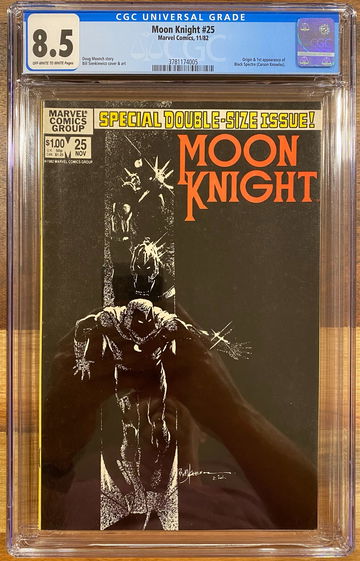 Moon Knight #25 CGC 8.5 1st Black Spectre