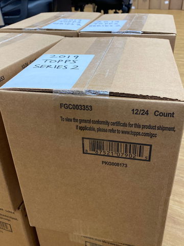 (One) 2019 Topps Series 2 Sealed Hobby Case - Tatis