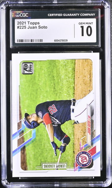 2021 TOPPS JUAN SOTO #225 CGC 10