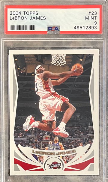 2004 Topps LeBron James PSA 9