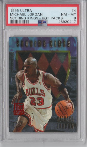 1995 Ultra Michael Jordan Scoring Kings PSA 8
