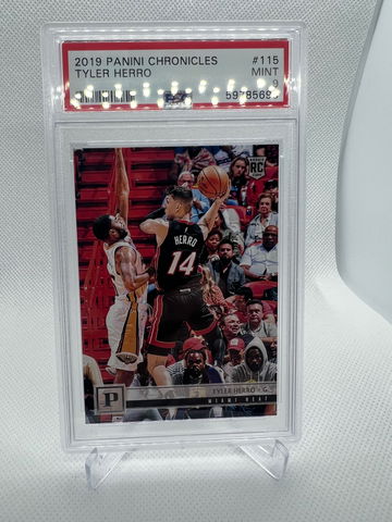 2019 Panini Chronicles Tyler Herro RC Psa 9