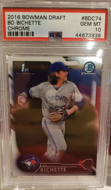 Bo Bichette 2016 bowman chrome 