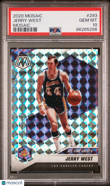2020 Panini Mosaic Jerry West #293 PSA 10