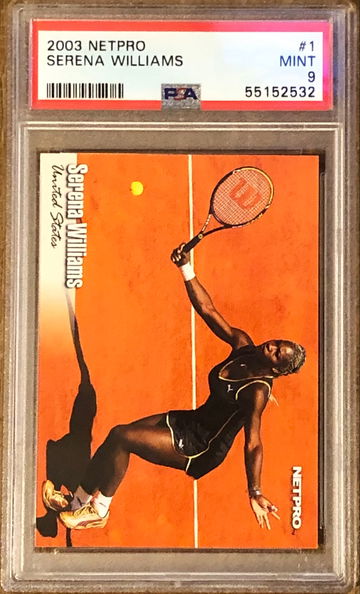 Serena Williams 2003 Net Pro #1 Rookie PSA 9