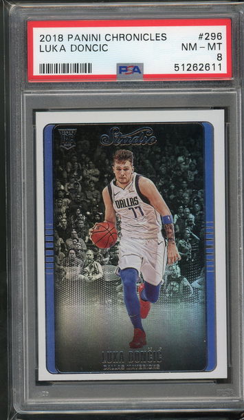 2018 Chronicles Studio Luka Doncic PSA 8 