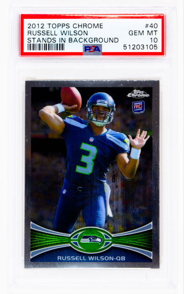 2012 Topps Chrome Russell Wilson #40 RC Rookie PSA 10