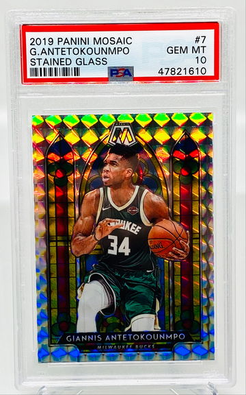 Giannis Antetokounmpo Mosaic Stained Glass 47821610