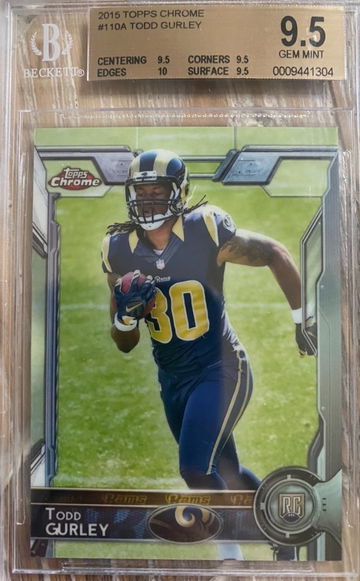 Todd Gurley 2015 Topps Chrome BGS 9.5