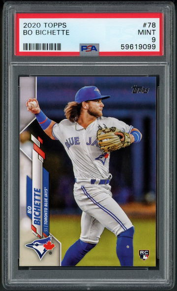 2020 Topps Series 1 Bo Bichette RC #78 PSA 9 Mint