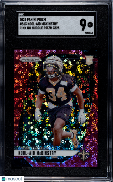 2024 Panini Prizm Kool-Aid Mckinstry #363 Pink No Huddle SGC 9